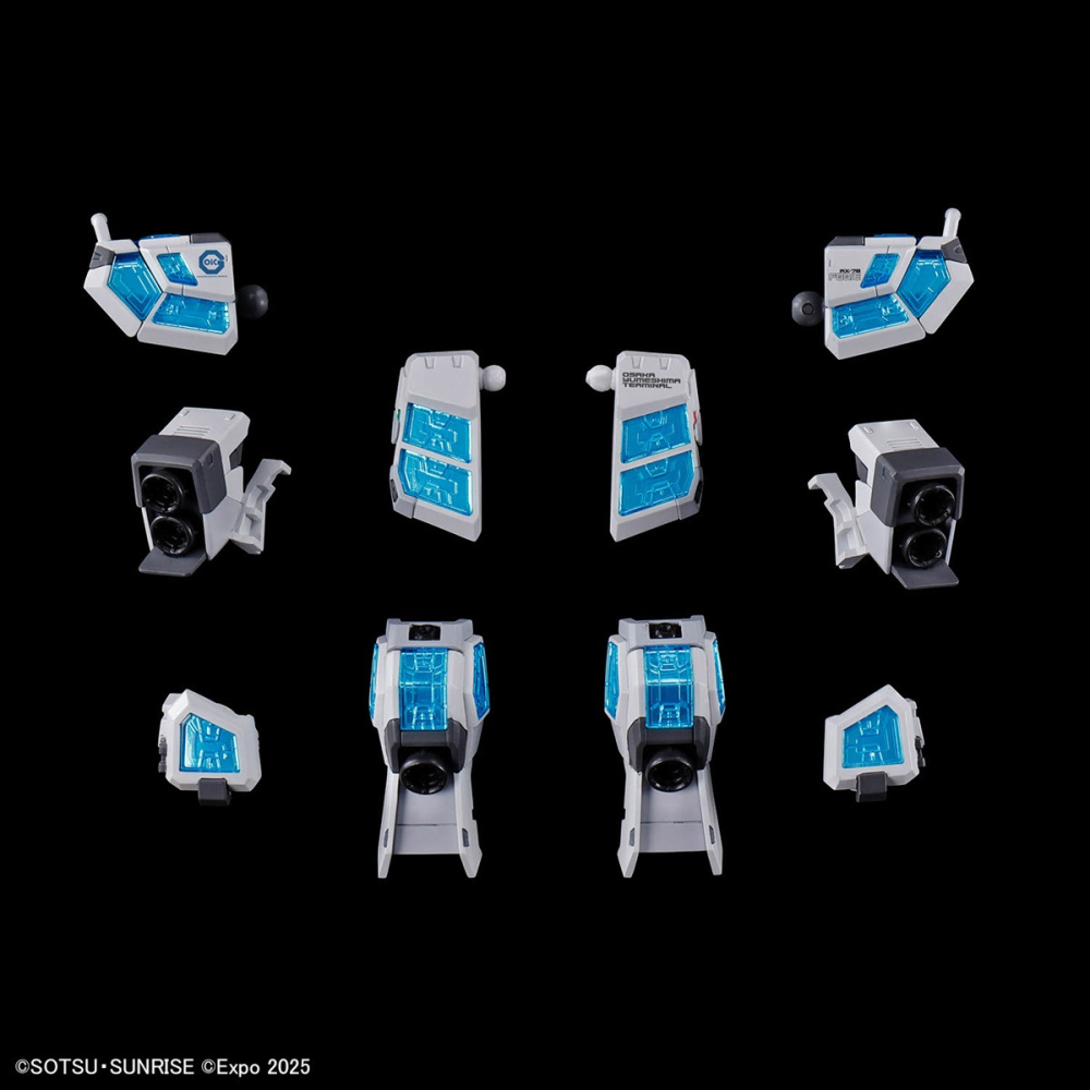 組裝模型 BANDAI 1/144 RX-78F00/E 鋼彈 (EX-001 玻璃之翼裝備)-細節圖9