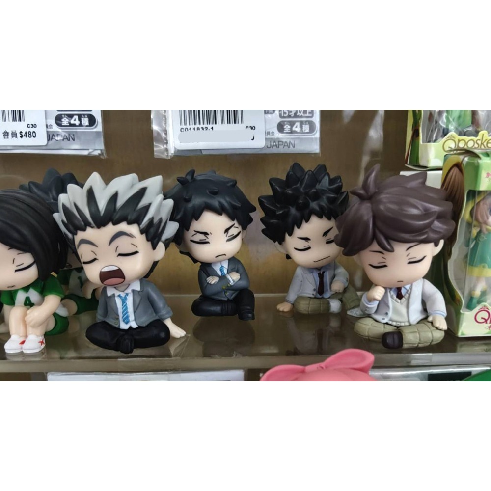 轉蛋 TAKARA 靠肩Fig. 排球少年!! 制服 青葉城西‧梟谷學園 (套4入) 400日幣-細節圖8