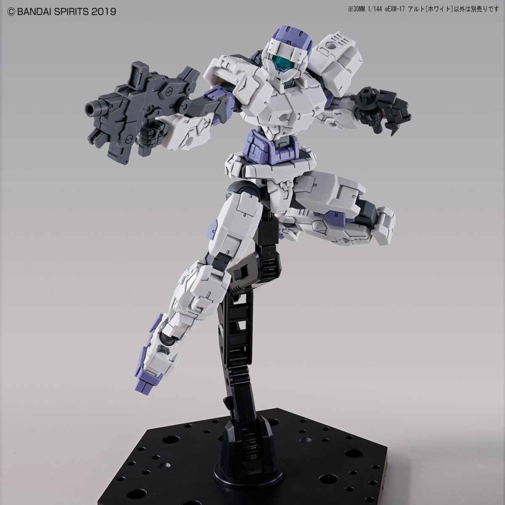 組裝模型 BANDAI 30MM系列 組裝模型輕作戰 eEMX-17 阿爾托(白色)-細節圖7