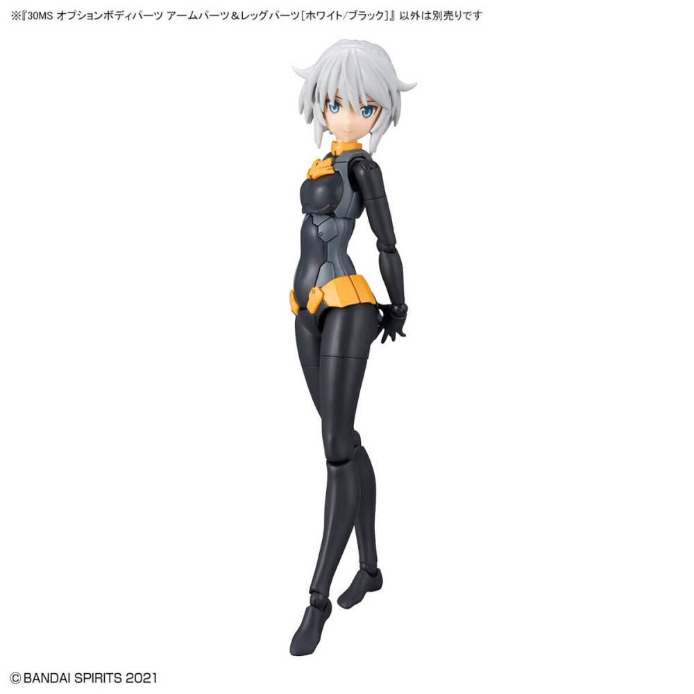 組裝模型 BANDAI 30MS 組裝少女輕作戰 身體配件套組 手＆腳 [白色/黑色]-細節圖3