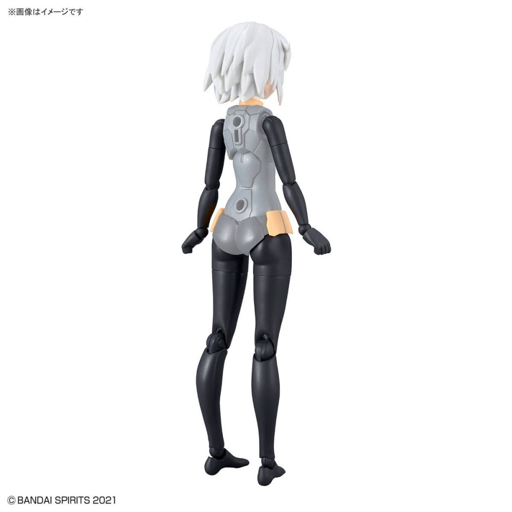組裝模型 BANDAI 30MS 組裝少女輕作戰 身體配件套組 手＆腳 [白色/黑色]-細節圖8
