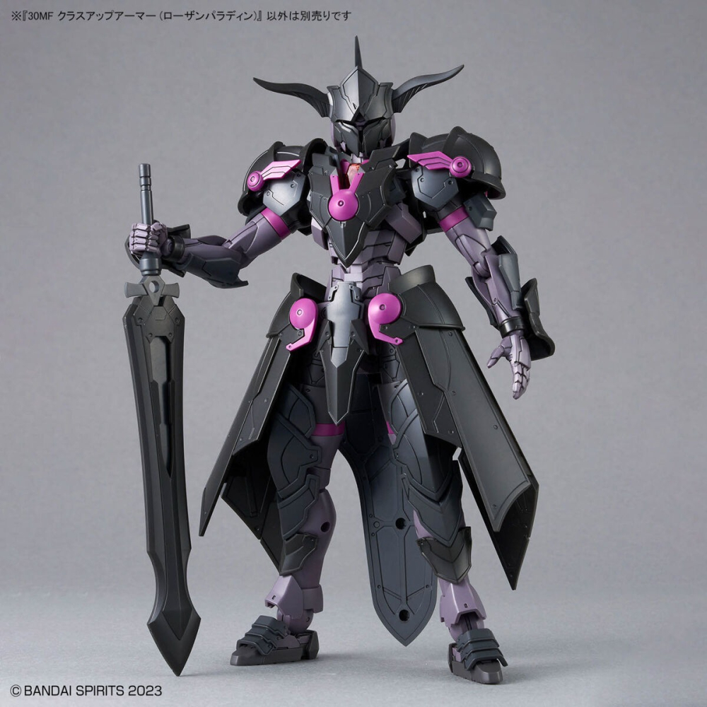 組裝模型 BANDAI 30MF 升級裝甲(洛桑聖武士)(不含本體)-細節圖3