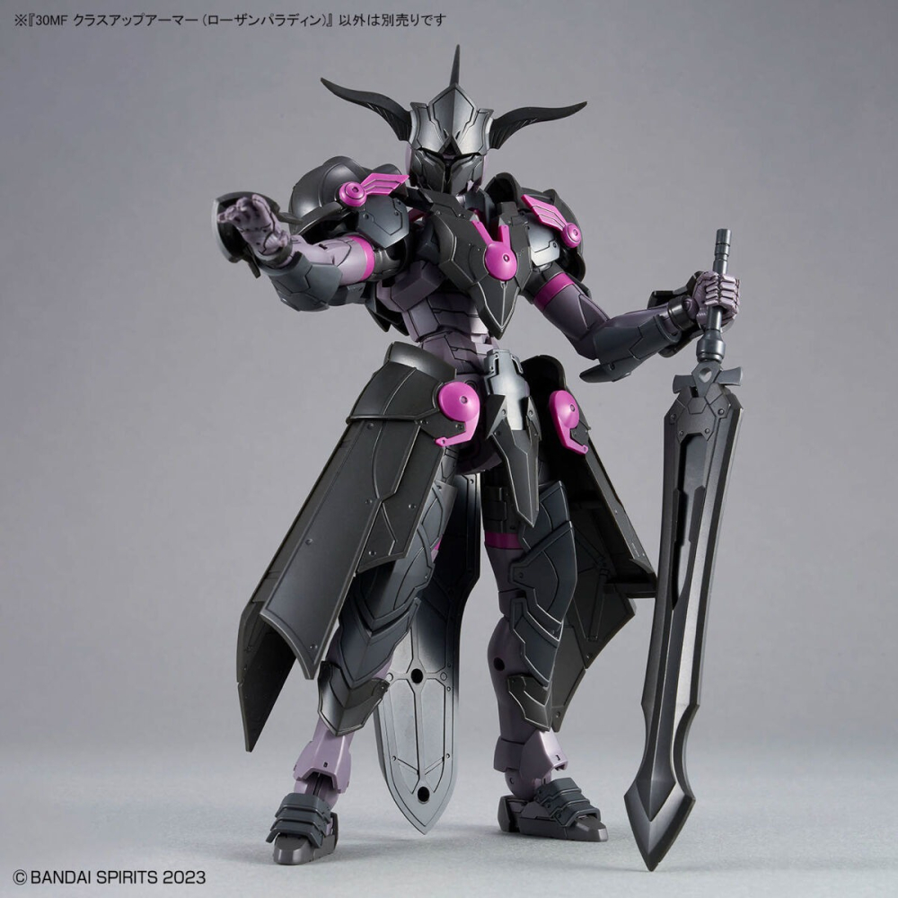 組裝模型 BANDAI 30MF 升級裝甲(洛桑聖武士)(不含本體)-細節圖6