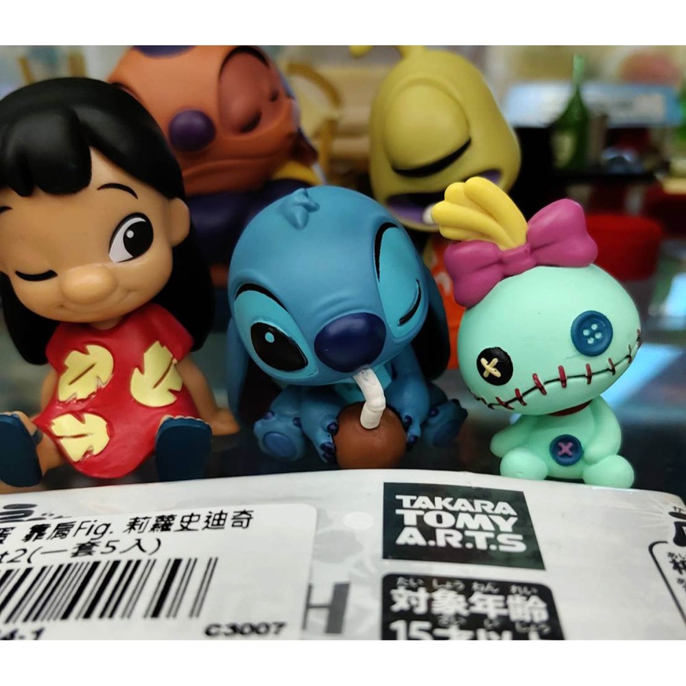 轉蛋 TAKARA 靠肩Fig. 莉蘿&史迪奇 Part2 (套5入) 400日幣(僅剩展示品)-細節圖4