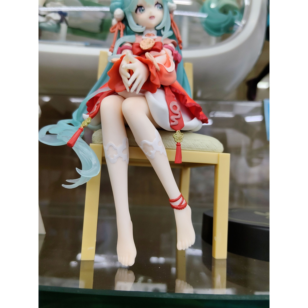 景品 FURYU 初音未來 泡麵杯蓋 2026 中華新年Ver.-細節圖5