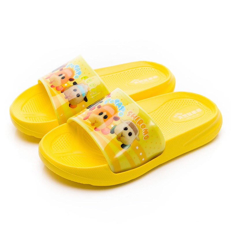 ￼❤️台灣製❤️天竺鼠車車拖鞋（黃色）-兒童拖鞋 室內鞋-細節圖3