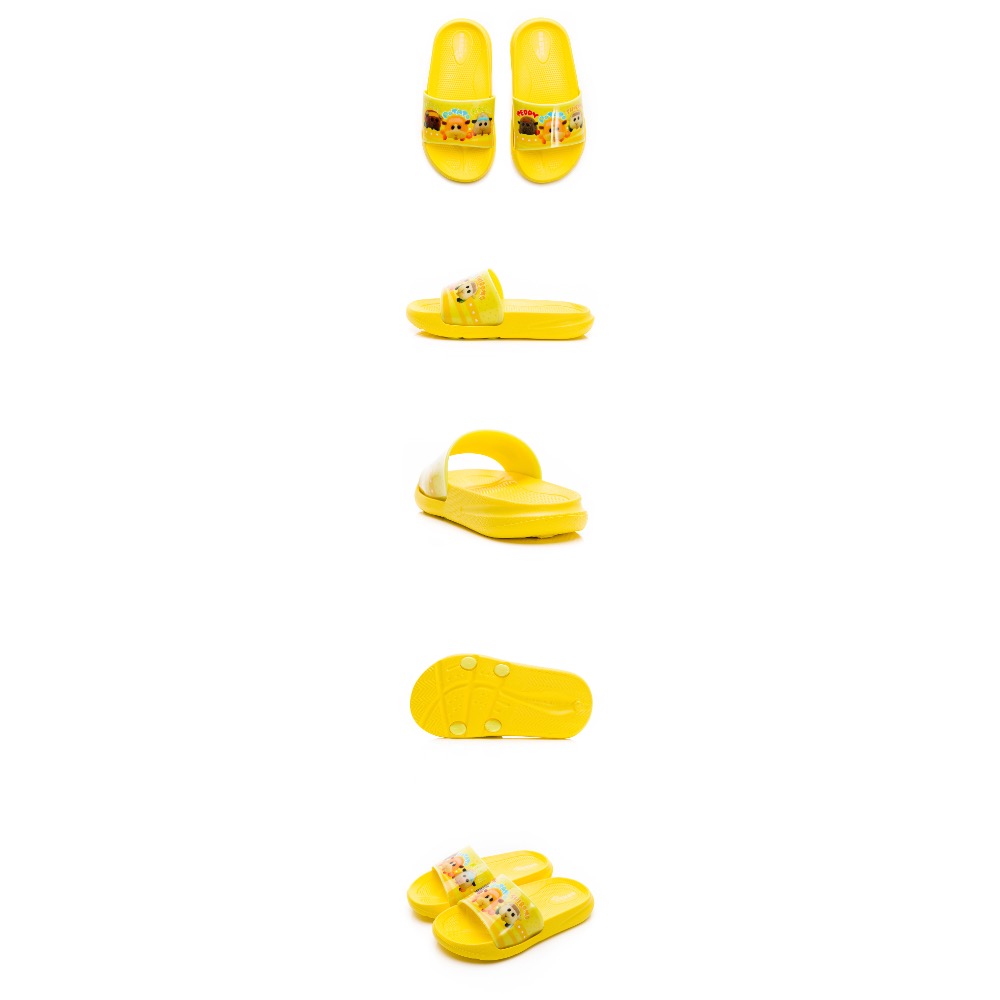 ￼❤️台灣製❤️天竺鼠車車拖鞋（黃色）-兒童拖鞋 室內鞋-細節圖5