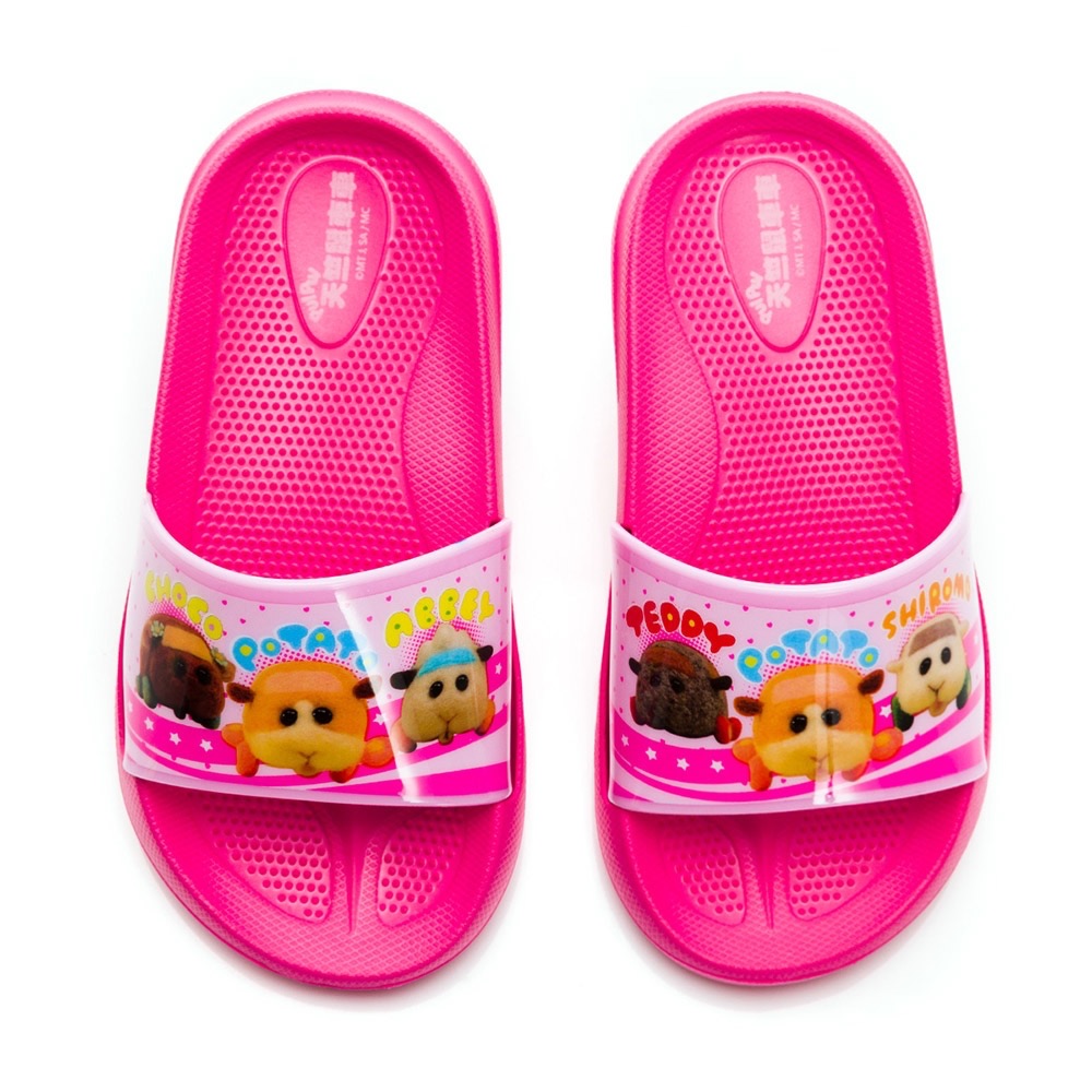 ￼❤️台灣製❤️天竺鼠車車拖鞋（粉色）兒童拖鞋 室內鞋-細節圖6