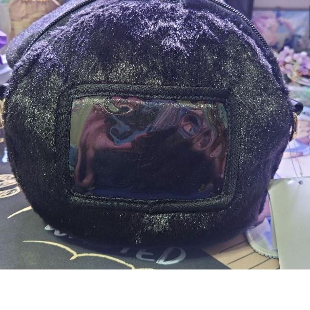 【全新現貨】正版授權 迪士尼 Disney 米奇造型絨毛斜背包 米奇側背包 交換禮物 生日禮物-細節圖2