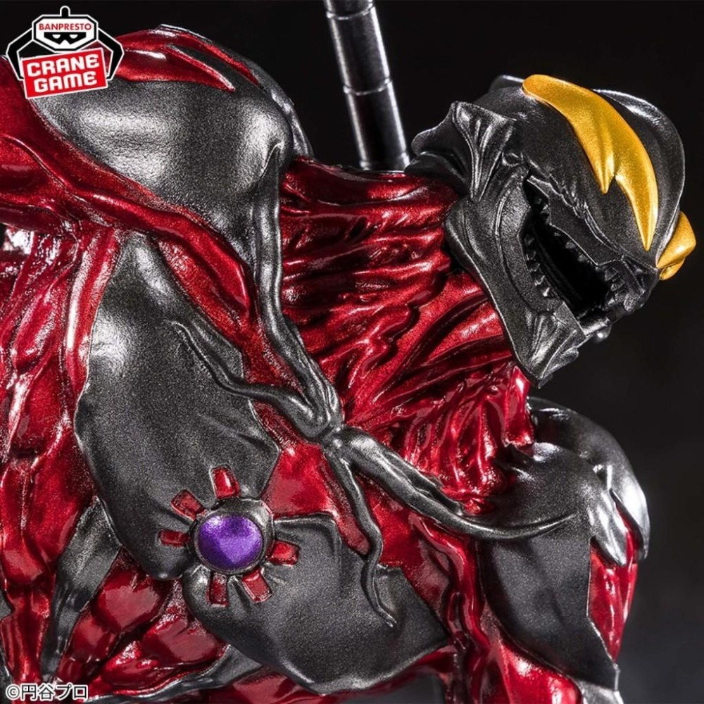 【全新現貨】日版 BANPRESTO 景品 豪塊 超人力霸王貝利亞 充滿邪惡魄力的肌肉和金屬塗裝  超人力霸王 公仔-細節圖8