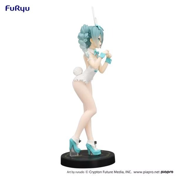 【全新現貨】日版 現貨 正版 Furyu 初音未來 BiCute 兔女郎 原畫 rurudo 白色ver. 初音 公仔-細節圖8