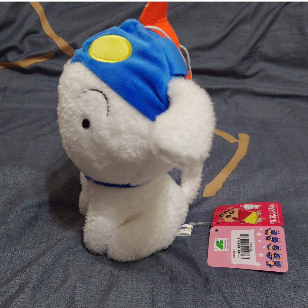 【全新現貨】 正版授權 蠟筆小新 小白 娃娃 動感超人帽小白 小白娃娃 動感超人 娃娃 玩偶 生日禮物-細節圖2