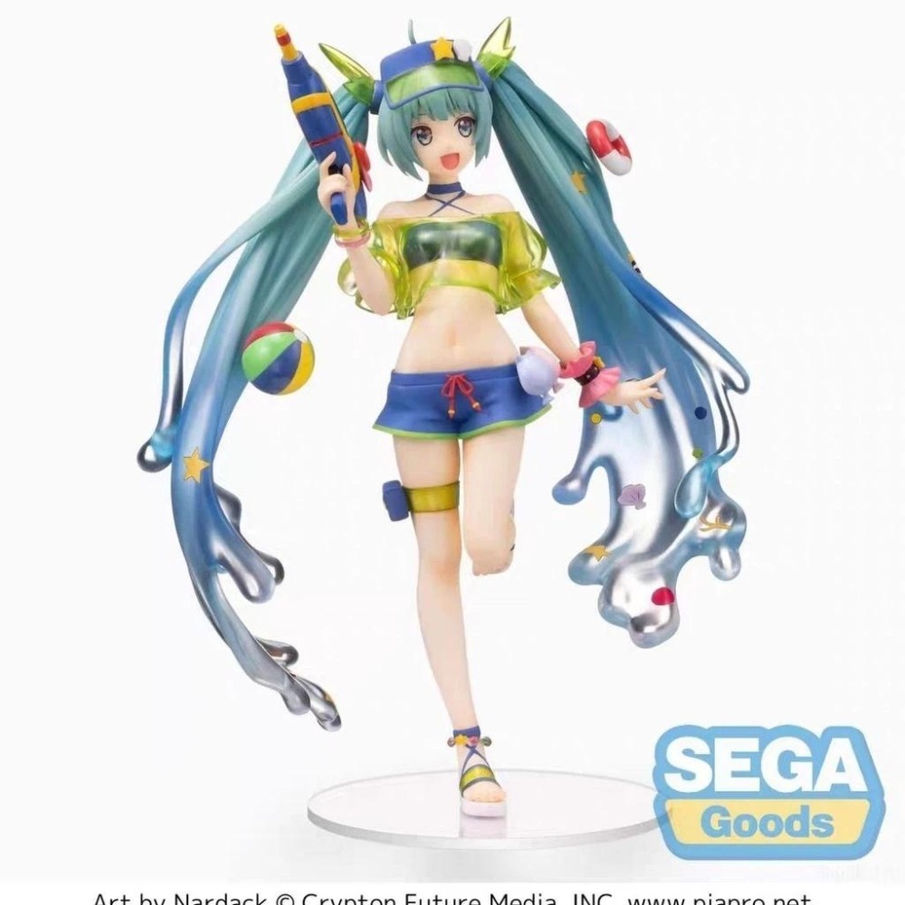 【全新現貨】 正版 SEGA 景品 初音未來 MIKU 夏日祭典 SPM 泳裝 水槍造型 水槍 泳裝-細節圖5