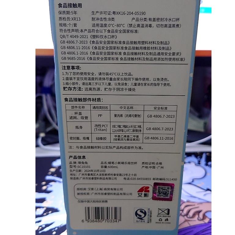 【全新正版現貨】蠟筆小新得物隨手杯 蠟筆小新雙易啟飲 蠟筆小新萌樂吸飲杯 水壺 保溫瓶-細節圖4