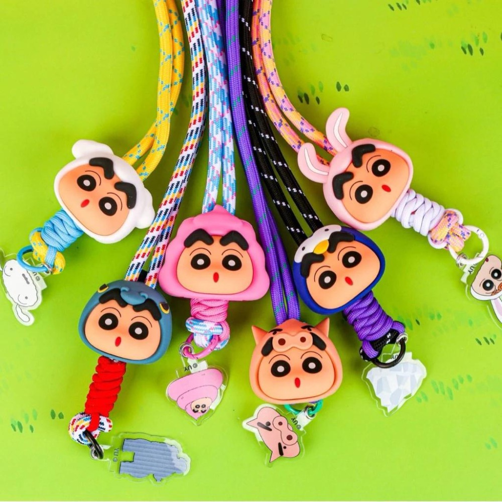 【全新現貨】 正版授權 變裝小新公仔手機掛繩盲盒 日落小物 3C配件 療癒小物 盲盒 確認款 有雷標 左衛門 企鵝-細節圖2