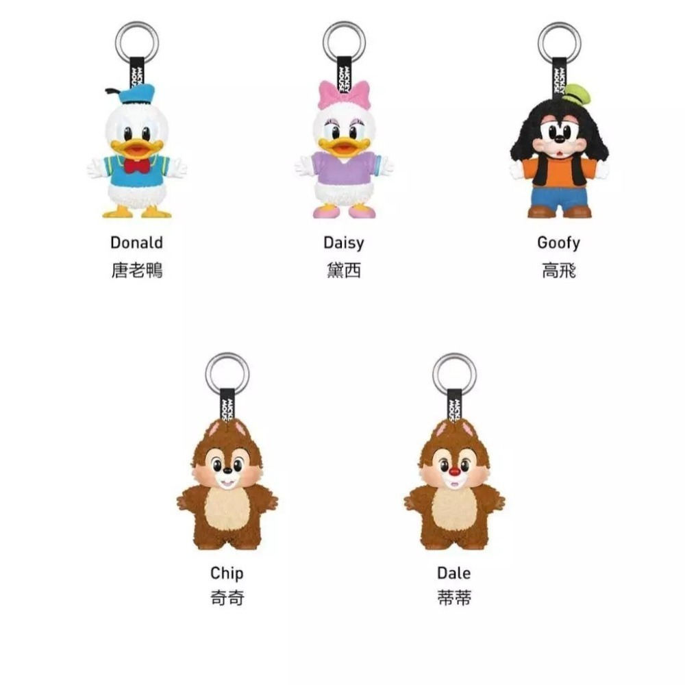 【全新現貨】 泡泡瑪特 POP MART 米奇家族萌在一起 掛件系列 盲盒 毛絨掛件 米奇 唐老鴨 POPMART-細節圖4