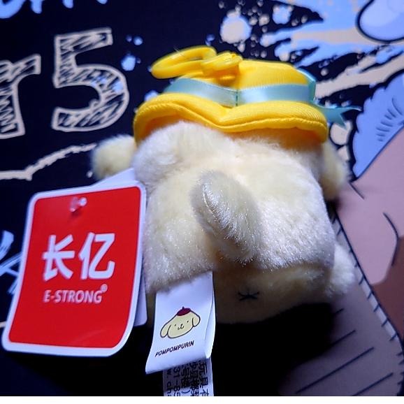 【全新現貨】正版三麗鷗花卉娃娃鑰匙圈  Sanrio 美樂蒂 布丁狗 掛件 掛飾 玩偶 娃娃 吊飾 小娃娃-細節圖3