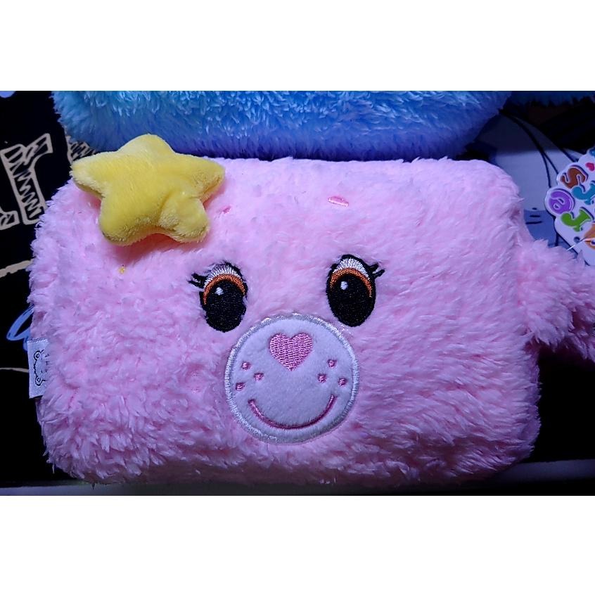 【全新正版現貨】泡泡瑪特 Care Bears 彩虹熊 錢包 包包 化妝包 收納包 零錢包 耳機包 錢包 吊飾-細節圖3