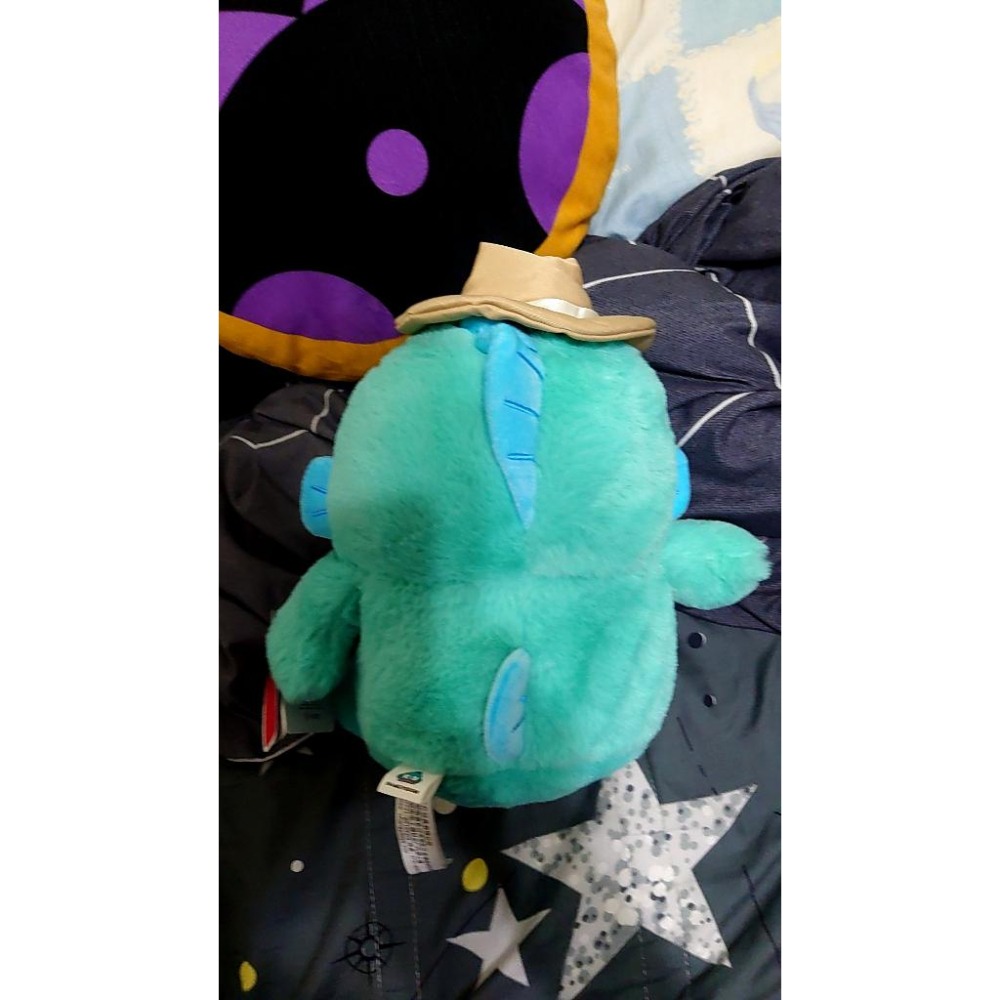 【正版現貨】三麗鷗公仔 半魚人 漢頓 醜魚毛絨娃娃 (帽子款)-細節圖2