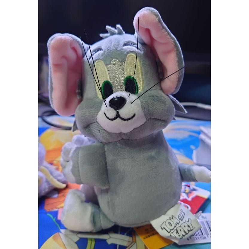 【正版現貨】湯姆貓與傑利鼠 湯姆貓小娃娃 抓扣湯姆貓 乳酪湯姆貓 湯姆貓 鑰匙圈 絨毛 玩偶-細節圖2