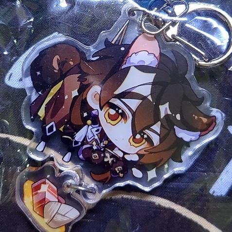 【全新現貨】原神 一番賞 煙緋 鐘璃 一斗 吊飾 壓克力吊飾 壓克力立牌-細節圖5