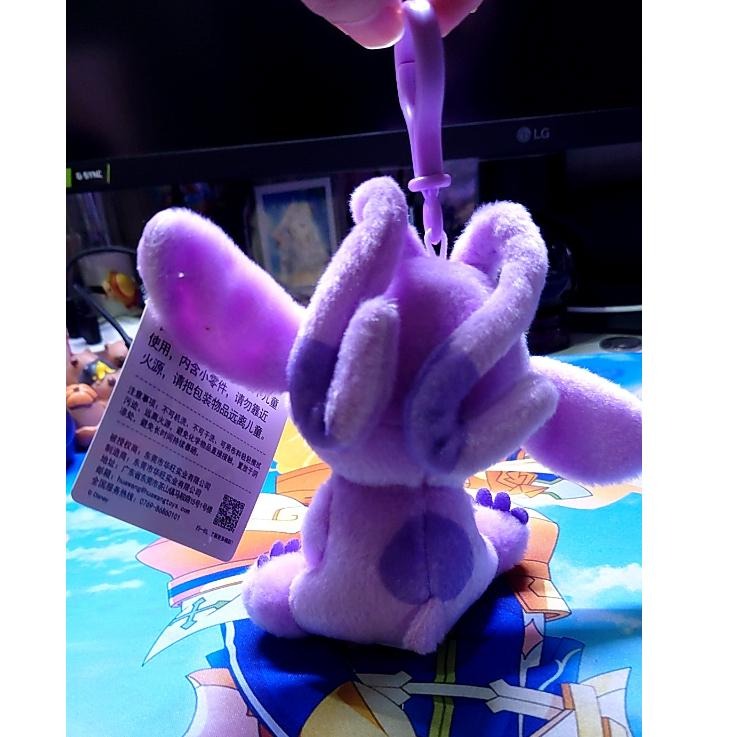 【正版現貨】星際寶貝 史迪奇 安琪娃娃 安琪 毛絨娃娃掛飾 小娃娃 吊飾-細節圖4