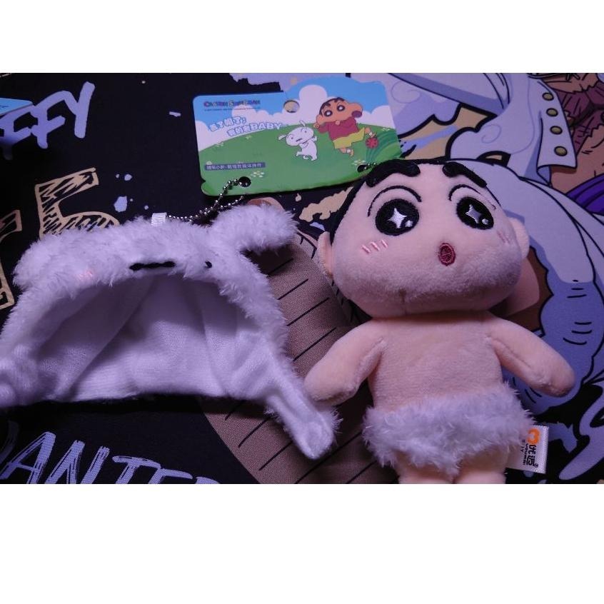 【正版現貨】正版授權 艾影授權 蠟筆小新娃娃 蠟筆小新吊飾 小白帽款  卡通鑰匙圈 娃娃 掛件 鑰匙掛飾-細節圖8