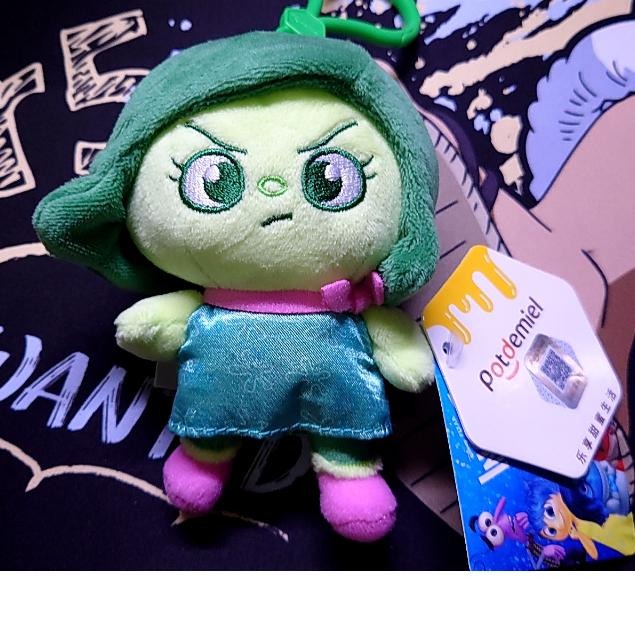 【正版現貨】Disney 皮克斯迪士尼 腦筋急轉彎2 娃娃 吊飾 玩偶 阿焦 驚驚 厭厭 憂憂 阿慕 樂樂 怕怕-細節圖4