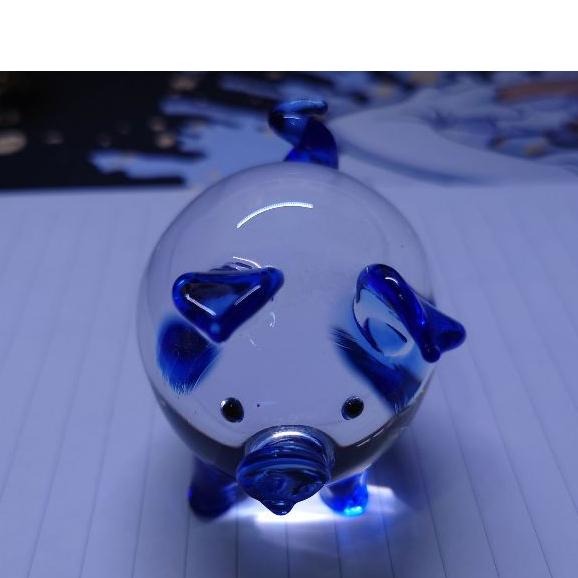 【全新現貨】琉璃豬 豬擺件 琉璃家居擺件 招財擺飾 擺件 彩色豬豬-細節圖7