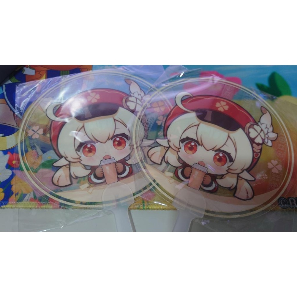 《原神聯名 Comebuy》原神 x COMEBUY 可莉扇子 可莉杯墊 原神-細節圖2