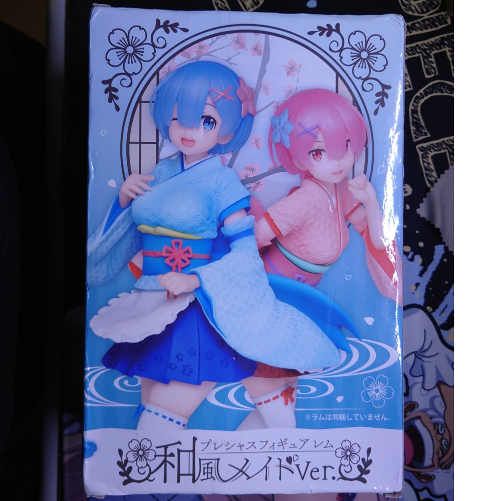 【全新現貨】 日版 Re:從零開始的異世界生活 TAITO 雷姆 拉姆 和服 和風女僕 Renewal 景品 公仔-細節圖2