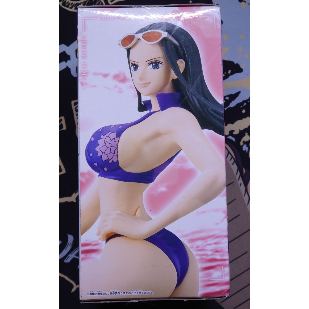 【全新現貨】金證 日版 航海王 GRANDLINE GIRLS ON VACATION 羅賓 泳裝 景品 海賊王 公仔-細節圖3