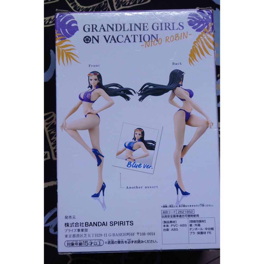 【全新現貨】金證 日版 航海王 GRANDLINE GIRLS ON VACATION 羅賓 泳裝 景品 海賊王 公仔-細節圖4