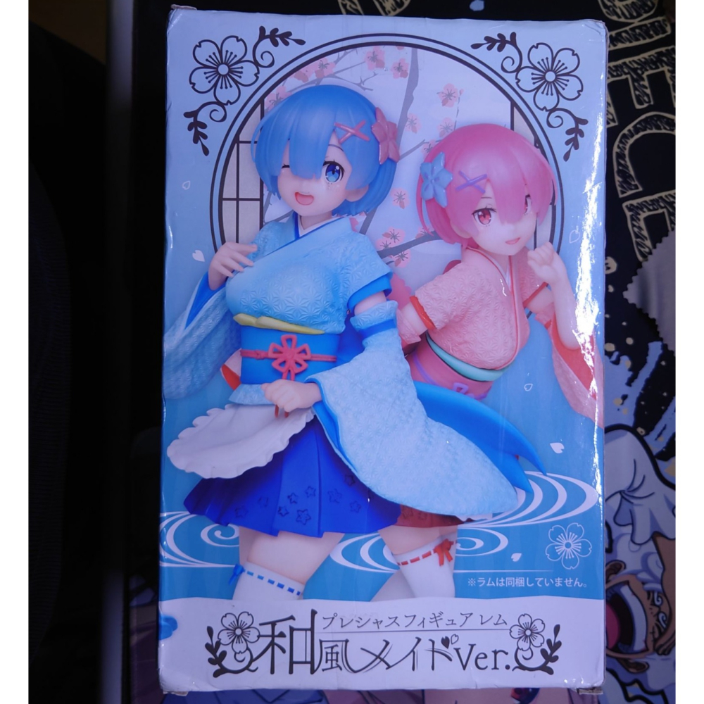 【全新現貨】 日版 Re:從零開始的異世界生活 TAITO 雷姆 拉姆 和服 和風女僕 Renewal 景品 公仔-細節圖2