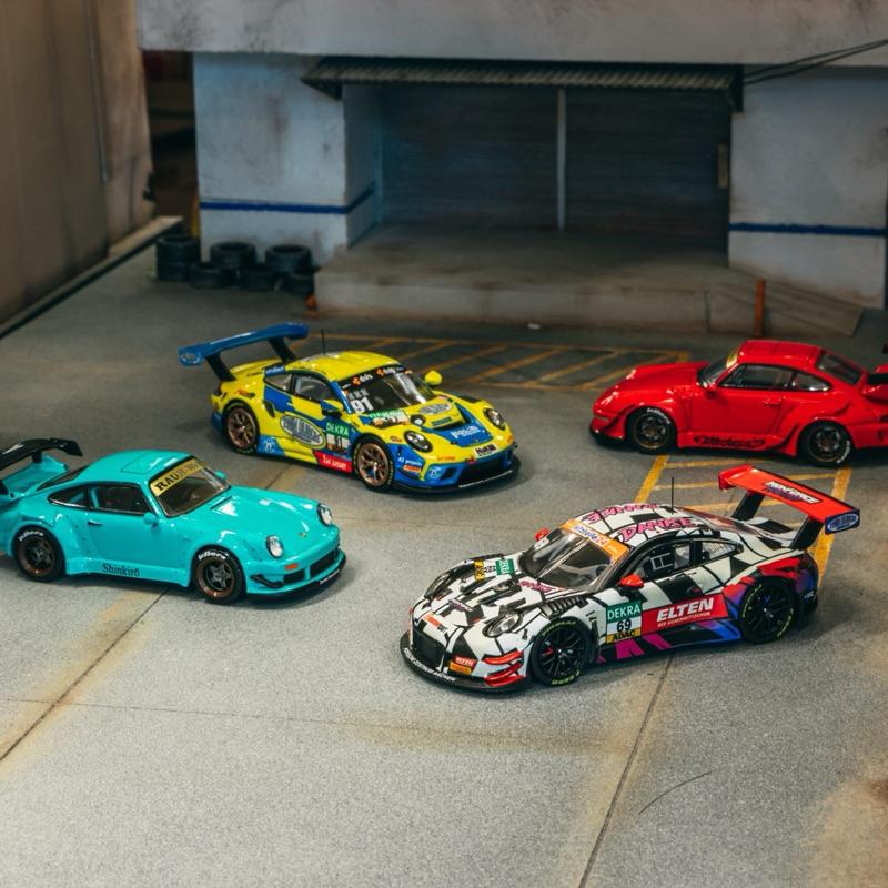 7-11 保時捷 1:64模型車  TARMAC WORKS 香港模型車品牌 保時捷-細節圖5