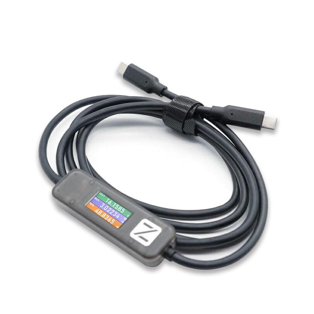 POWER-Z 240W PD3.1 多功能 1.5M 螢幕顯示 數據線 (AK001)-細節圖2