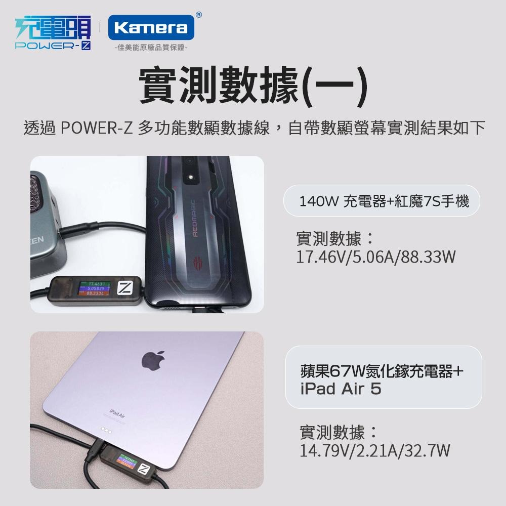POWER-Z 240W PD3.1 多功能 1.5M 螢幕顯示 數據線 (AK001)-細節圖9