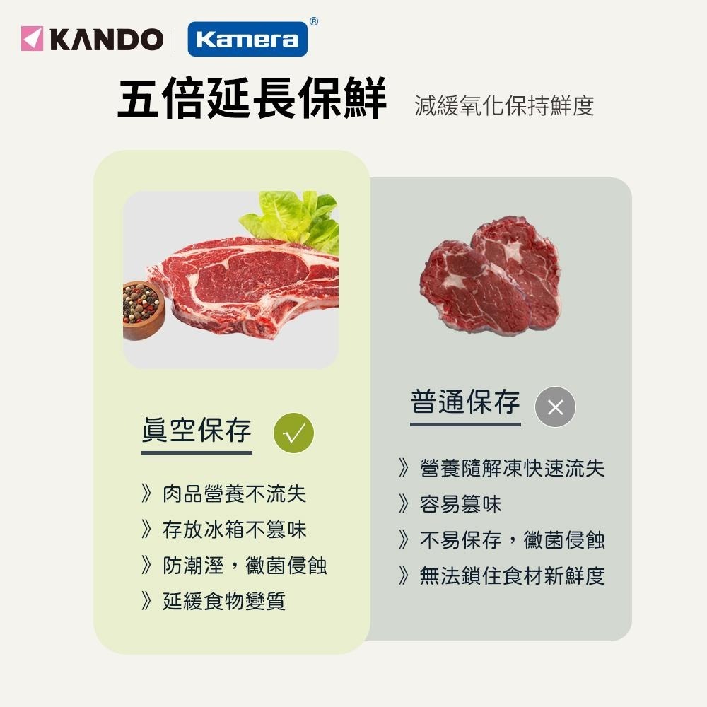 Kando 無線 磁吸款 真空封口機 食物分裝 保鮮 (KA-VS01)-細節圖4