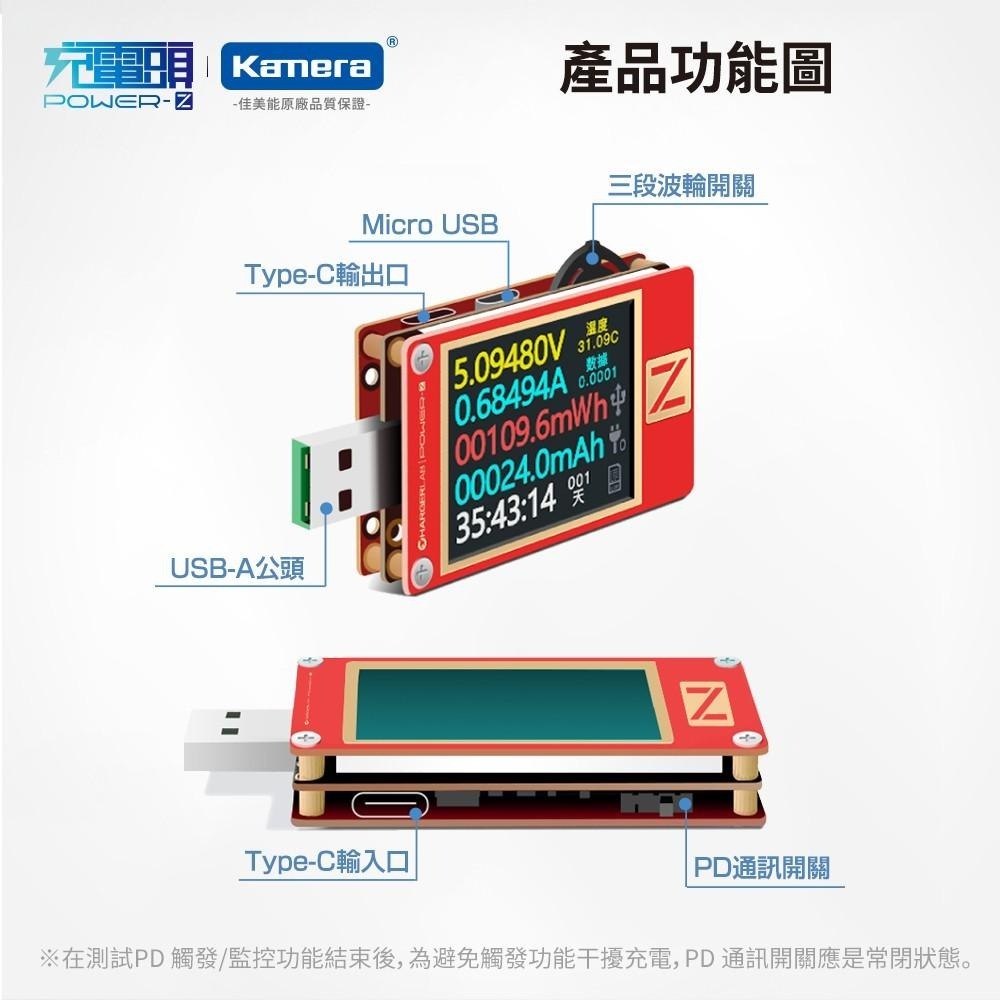 POWER-Z USB PD高精度測試儀(KT002)-細節圖5