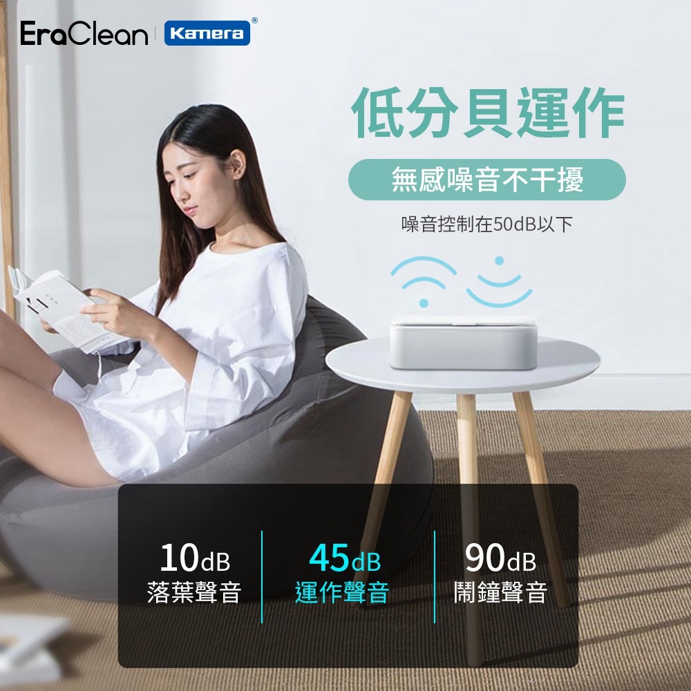 EraClean 超聲波清洗機 45000Hz高頻率振動 附清洗籃 GW06 -細節圖6