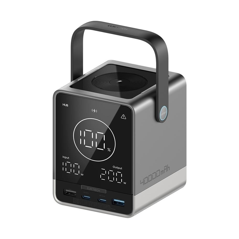 CUKTECH 酷態科 300W 微型充電站 行動電源 可充筆電 40000mAh P01CT 充電寶-細節圖2