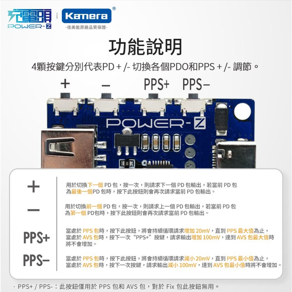 台灣出貨 POWER-Z PD3.1 48V 28V PPS AVS 誘騙測試板 誘騙器 快充誘騙器 快充測試板-細節圖4