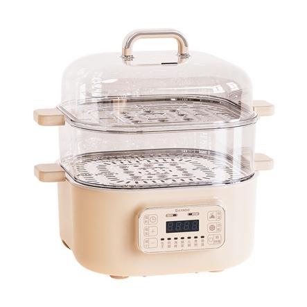 台灣⭐  蝦皮到 台灣⭐  蒸鍋上蒸下煮 Kando 電動多功能電蒸鍋 KA-ES01 電火鍋機 電蒸鍋機-細節圖2