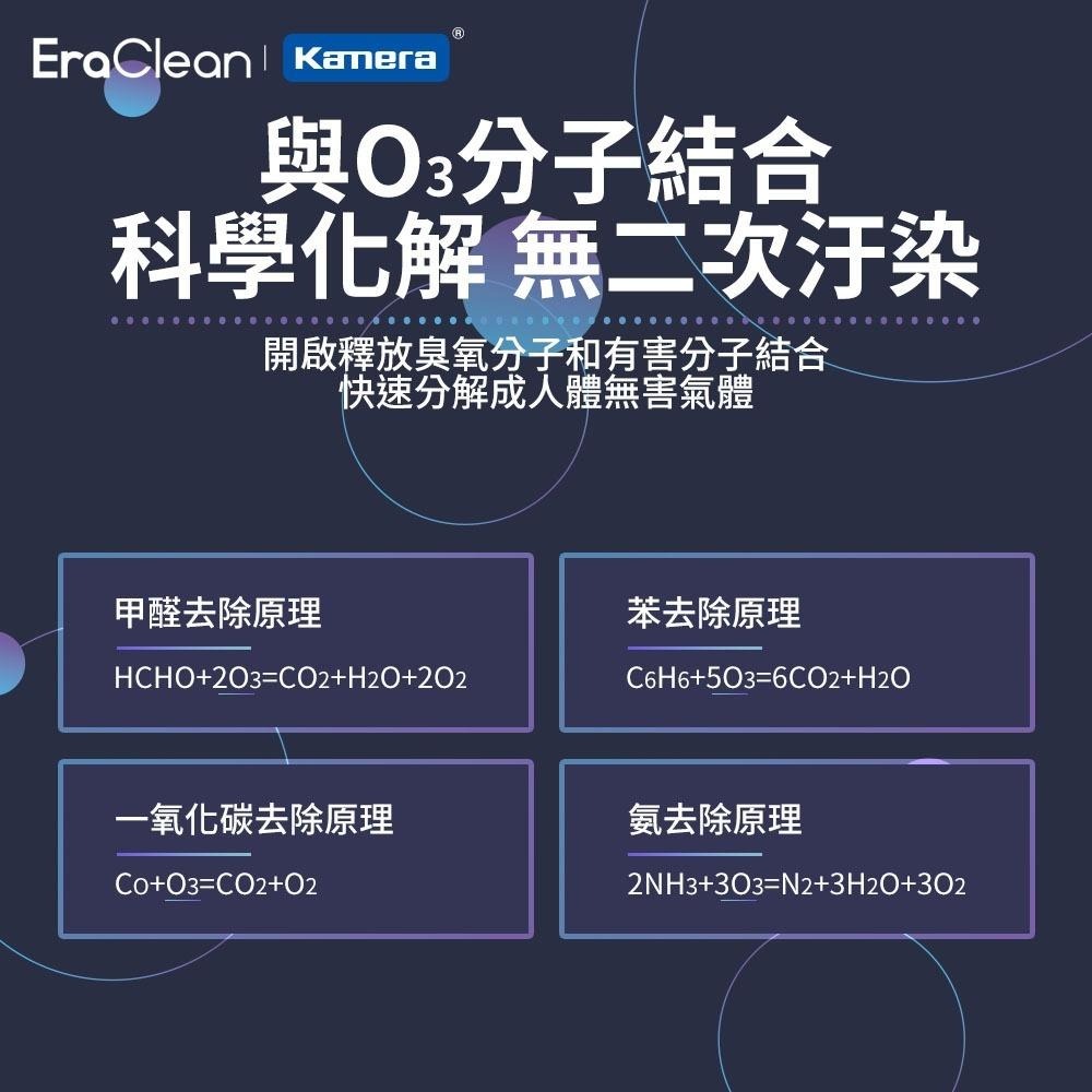 🉐台灣出貨  EraClean 世淨負離子空氣淨化機 負離子空氣清淨機 除異味清淨機 分解甲醛 臭氧機 雙效車用家用-細節圖4