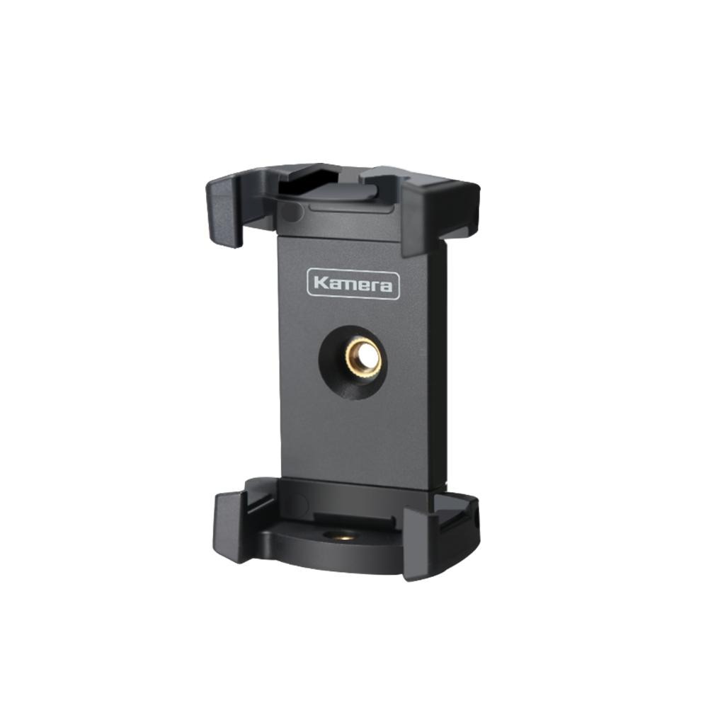 🉐【台灣出貨】  電子發票  Kamera 萬用折疊手機夾 三角架手機夾 360度旋轉 通用手機支夾-細節圖2