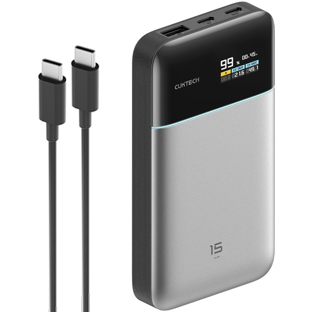 CUKTECH 酷態科 PB150S 15號 AIR 超級電能卡 行動電源 15000mAh 100W-規格圖11
