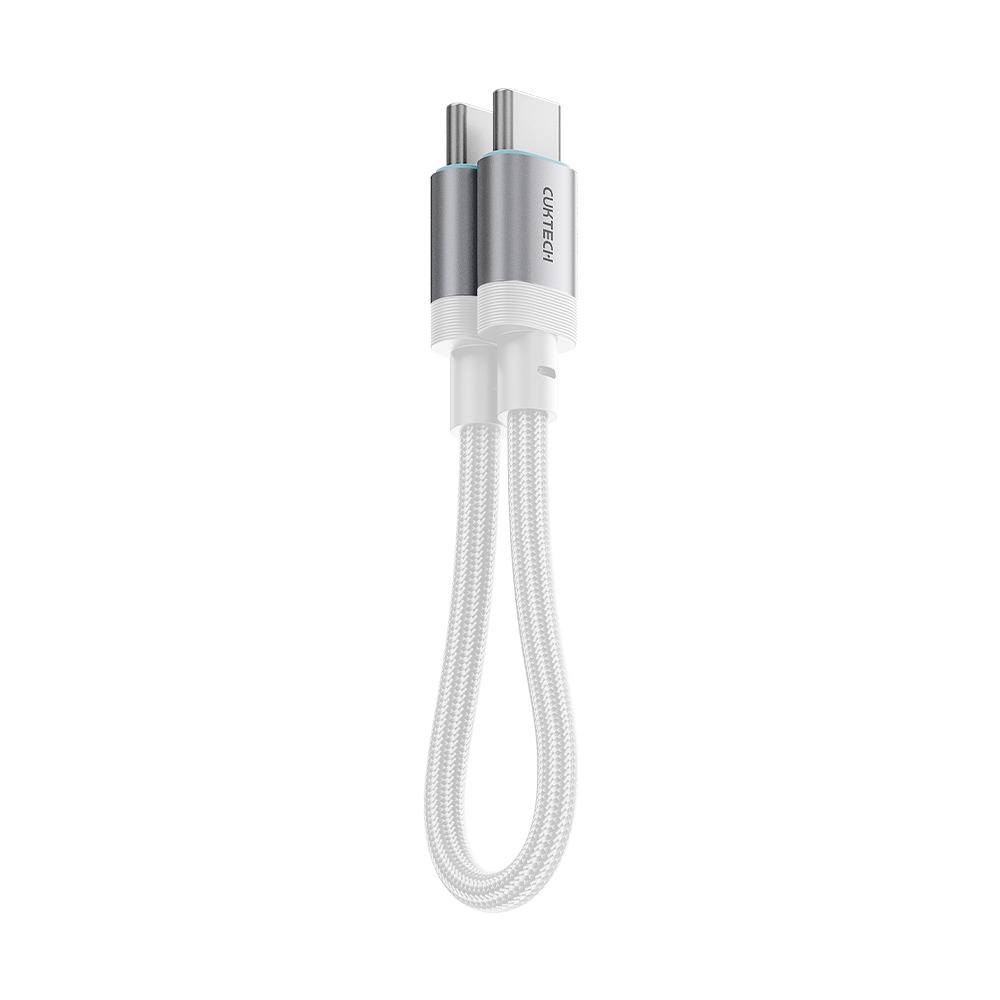 CUKTECH 酷態科 240W TYPE-C 15cm 磁吸摺疊 編織快充線 6A 充電線 短線 CTC615S-規格圖11
