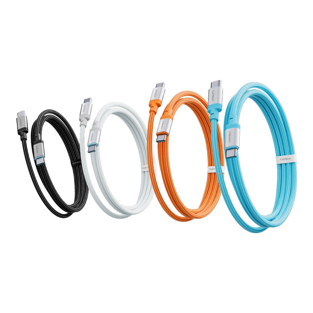 CUKTECH 酷態科 240W Type-C 6A充電線 1.5M 織編數據線 傳輸線 (CTC615W)-細節圖2