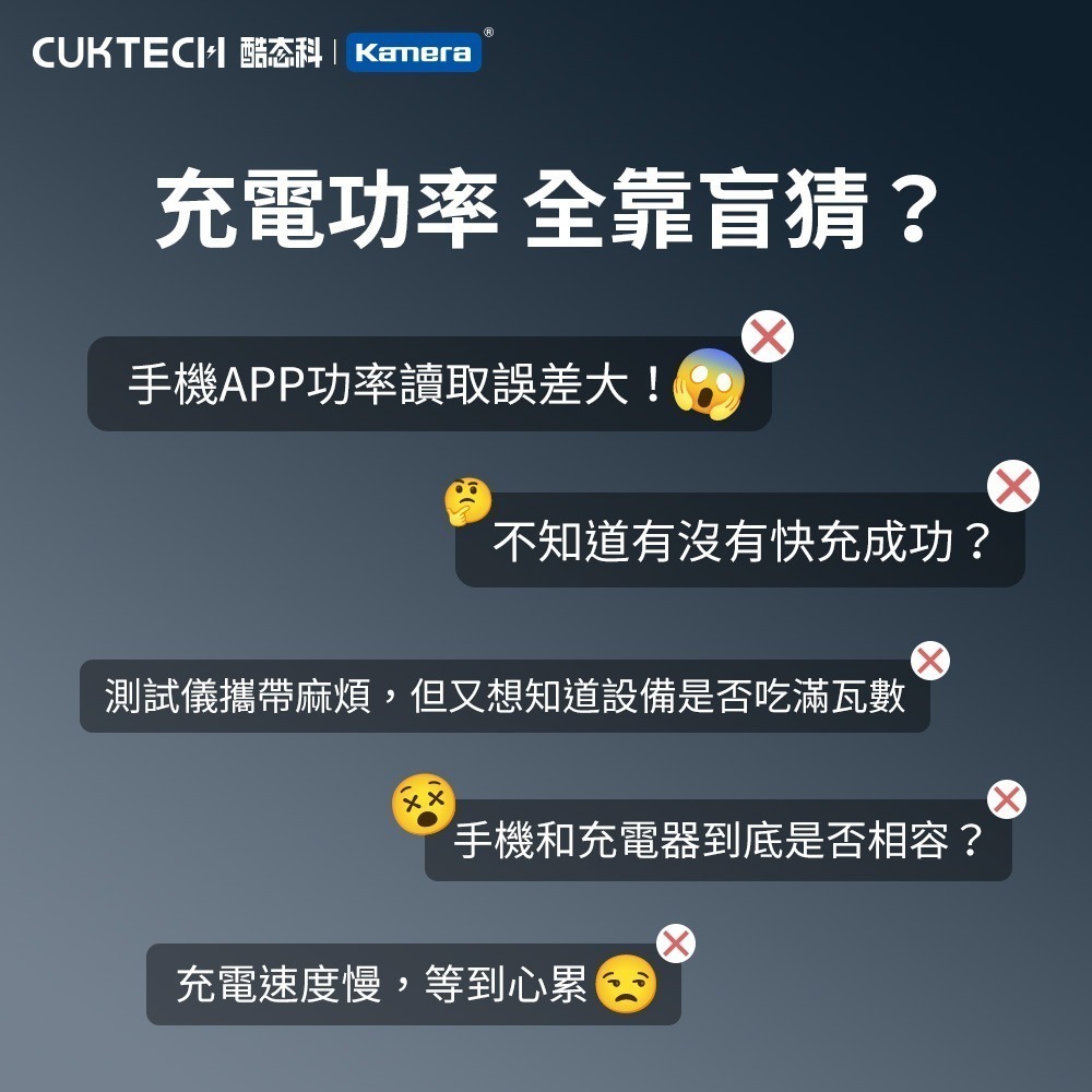 CUKTECH 酷態科 240W TYPE-C OLED 數據顯示 6A 數顯電能線 電壓電流功率 CTC615P-細節圖3