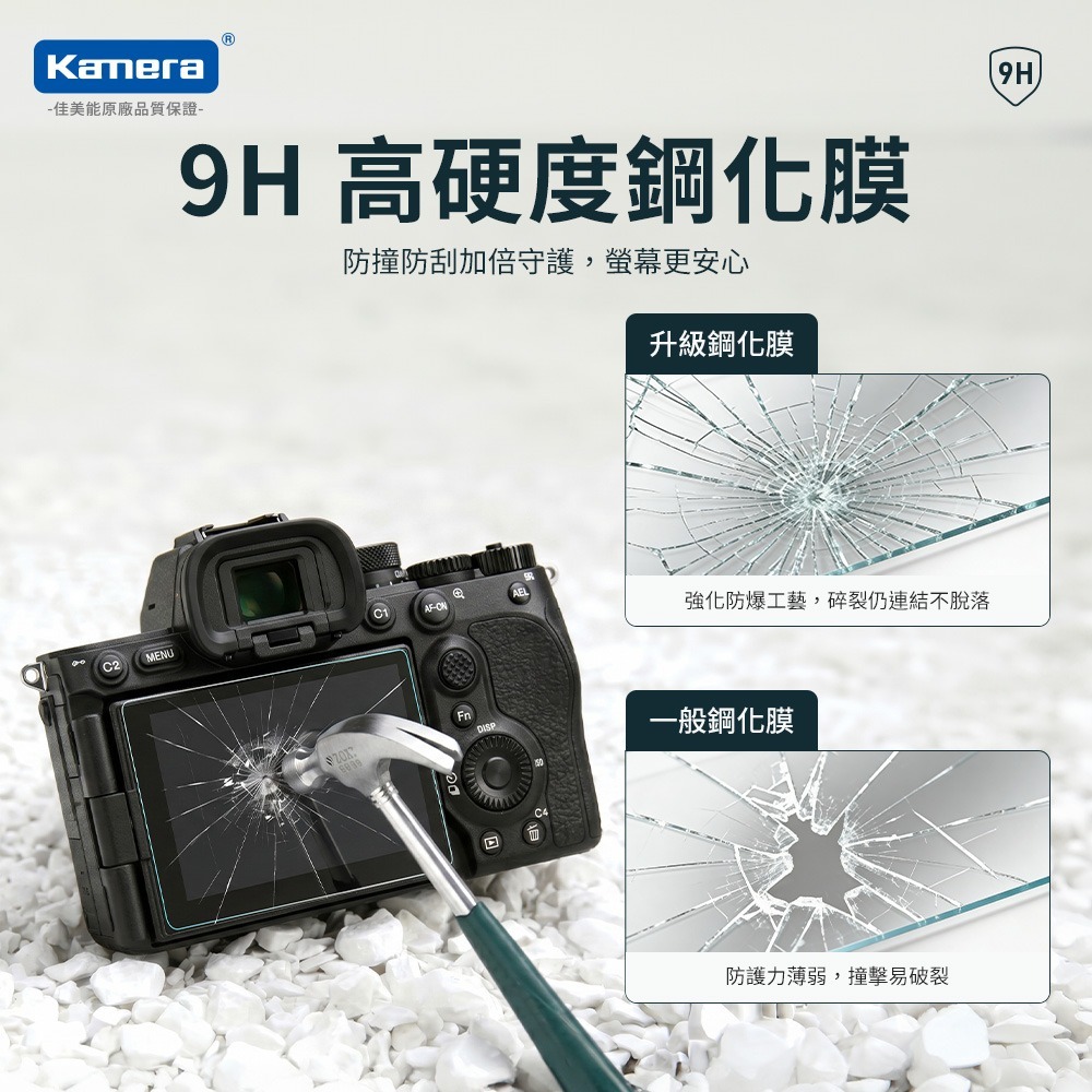 Kamera 9H 鋼化玻璃保護貼 2.5D 弧邊 Sony A7M5 A7R5 專用 螢幕保護貼 疏水疏油 高清透明-細節圖5